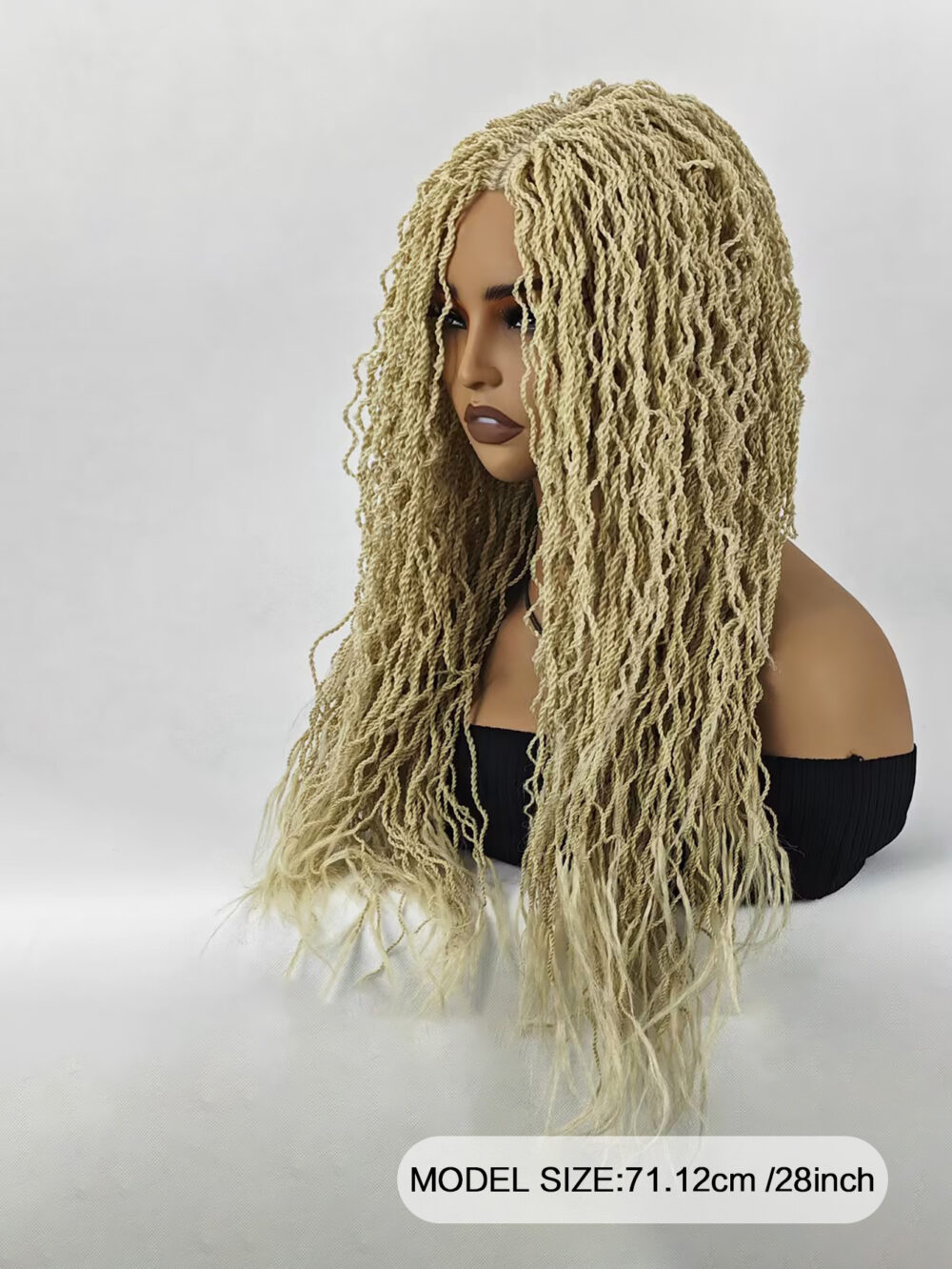 6541  Twist Box Braided Wigs for 5x1 Lace Front Wigs 28 Inch Bob Glueless Synthetic Mini Box Braided Wigs #JL01-588-1/588-2/588-613/588-HONEY - Image 19