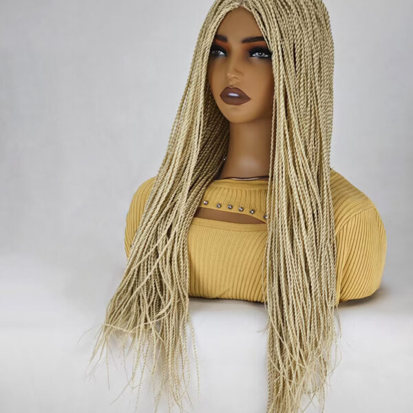 6541  Braid Wig - 28 Inches Synthetic Hand Braided Wig #JL01-539-1/539-1B/539-27/539-613/539-99J - Image 17