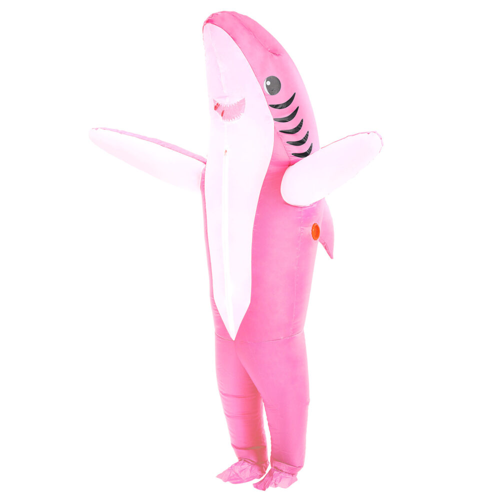 6541  Inflatable Shark Costume Air Blow up Jaws Jumpsuit Fancy Dress Funny Carcharias Suit for Cosplay Party #JL07-FZ1758A/FZ1758/FZ1758C - Image 14