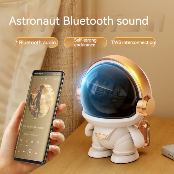 6541  Astronaut Bluetooth Small Speaker - Space Musicians Sing for You #JL07-LA000460 - Image 13