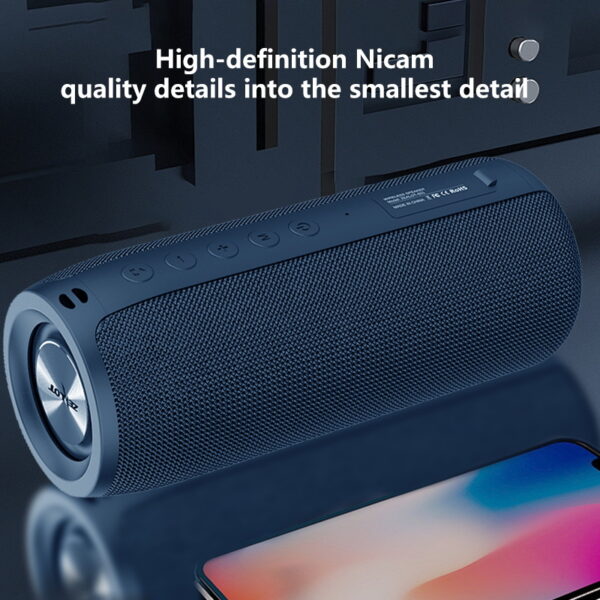 ZEALOT S51 20W Wireless Speakers, Outdoor Portable Subwoofer Speaker，1800mAh Battery, ,Charging Cable, TF USB Plug-in Card Compatible(black) #JL07-ZEALOT S51 HEI - Image 8