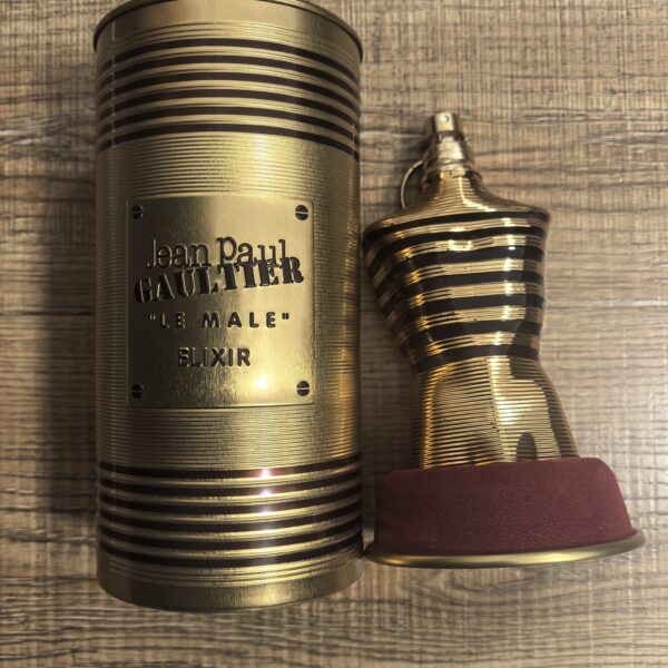 6541  Le Male Elixir by Jean Paul Gaultier Men's 4.2 oz eau de Toilette spray #JL01-WOOD - Image 4