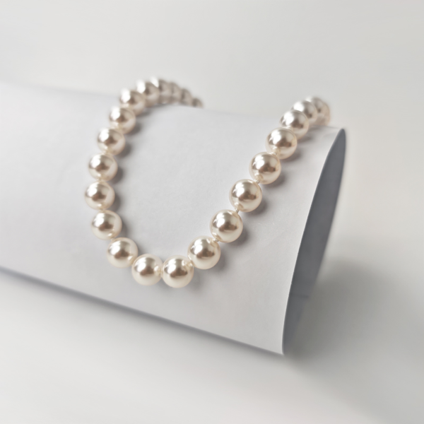 6541  Elegant Crystal Pearl Necklace with Copper Alloy Clasp - Timeless Fashion Accessory #JL01-JYJ111614-18/JYJ111614-16.9