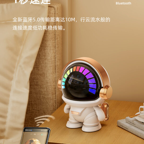6541  Astronaut Bluetooth Small Speaker - Space Musicians Sing for You #JL07-LA000460 - Image 3