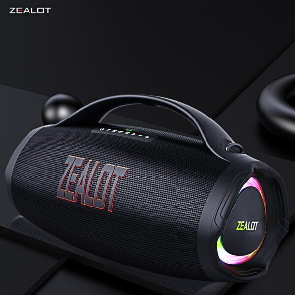 ZEALOT S98 160W Wireless Speakers, DSP Technology, Waterproof IPX 5, Outdoor Portable Subwoofer Speaker, Dual Pairing, Fast Charging, 36000mAh Battery #JL07-ZEALOT S98 HEI - Image 4