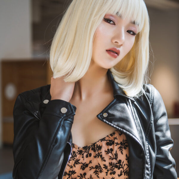 6541  12 Inch Short Bob Wigs，Glueless Wigs，Synthetic Hair Heat Resistant Hair Wigs，Multiple color options available #JL01-SUE-1-1B/SUE-1-6H/SUE-1-613/SUE-1-ROSEGOLD - Image 17