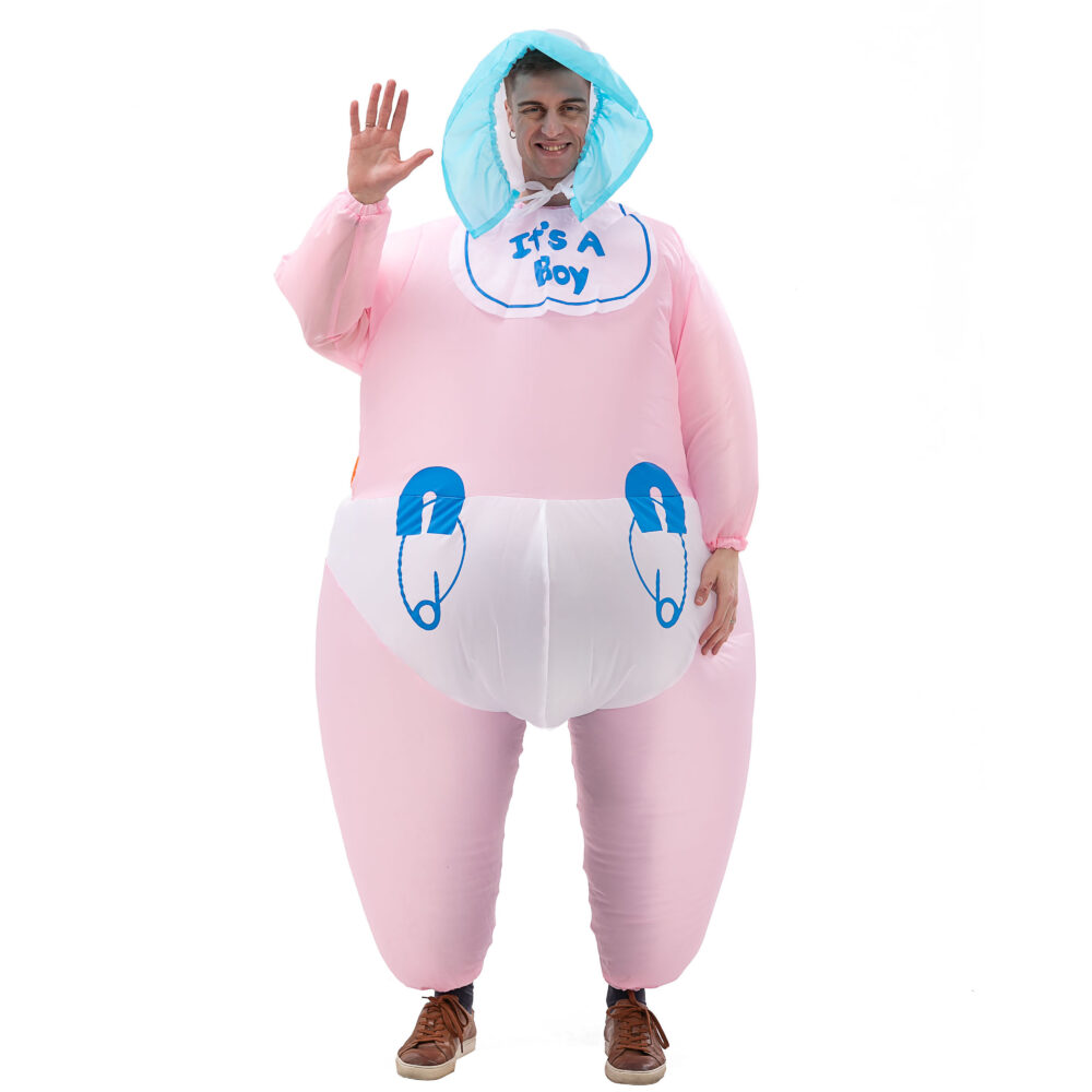 6541  Men's Inflatable Costume Boys Giant Blow up Party Halloween Christmas Child Baby Cosplay, Adult Size #JL07-FZ1537 - Image 2