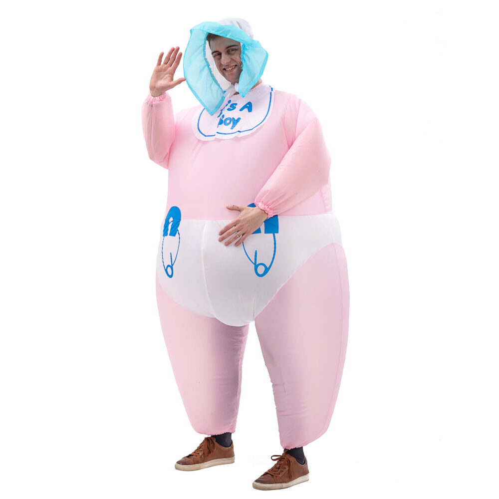 6541  Men's Inflatable Costume Boys Giant Blow up Party Halloween Christmas Child Baby Cosplay, Adult Size #JL07-FZ1537 - Image 5