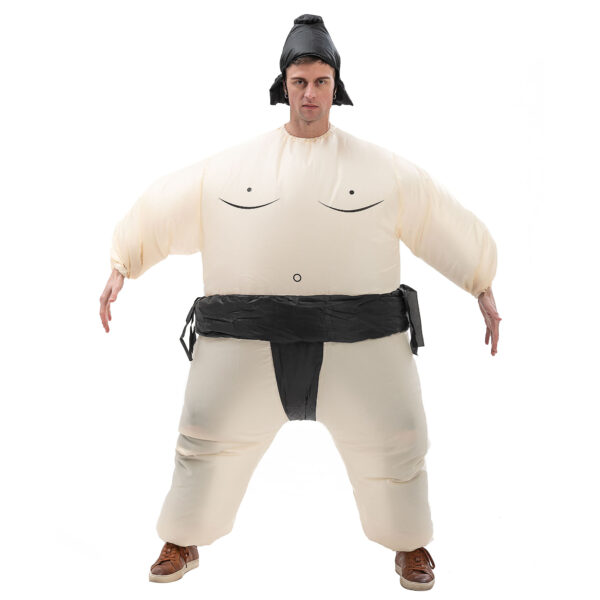 6541  Sumo Inflatable Costume for Boys Wrestler Blow up Jumpsuit Fancy Dress Wrestling Suit for Party Halloween Christmas Cosplay #JL07-FZ1519D/FZ1519/FZ1519C - Image 5