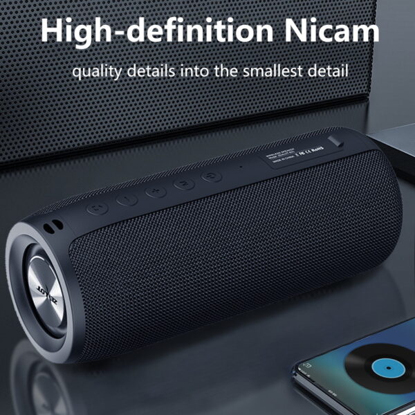 ZEALOT S51 20W Wireless Speakers, Outdoor Portable Subwoofer Speaker，1800mAh Battery, ,Charging Cable, TF USB Plug-in Card Compatible(black) #JL07-ZEALOT S51 HEI - Image 7