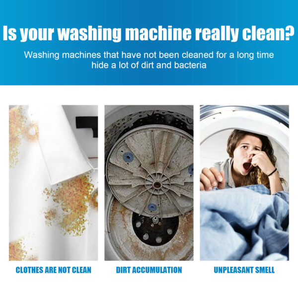 6541  Washing Machine Cleaner Tablets - Active Washing Machine Cleaner, Compatible with All Types of Washers #JL07-LA000470 - Image 8