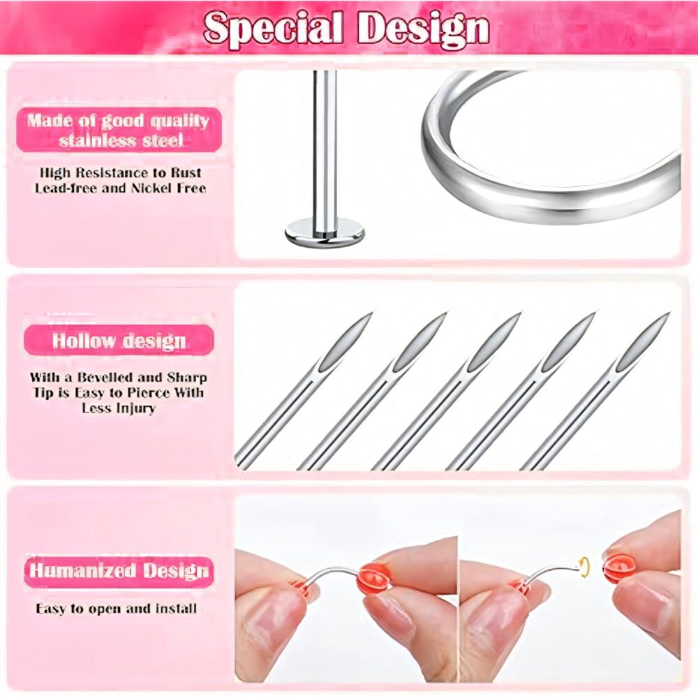 6541  high-quality 149Pcs Piercing Kit，Ease of maintenance，Suitable for beginners #JL01-BEGS10 - Image 4