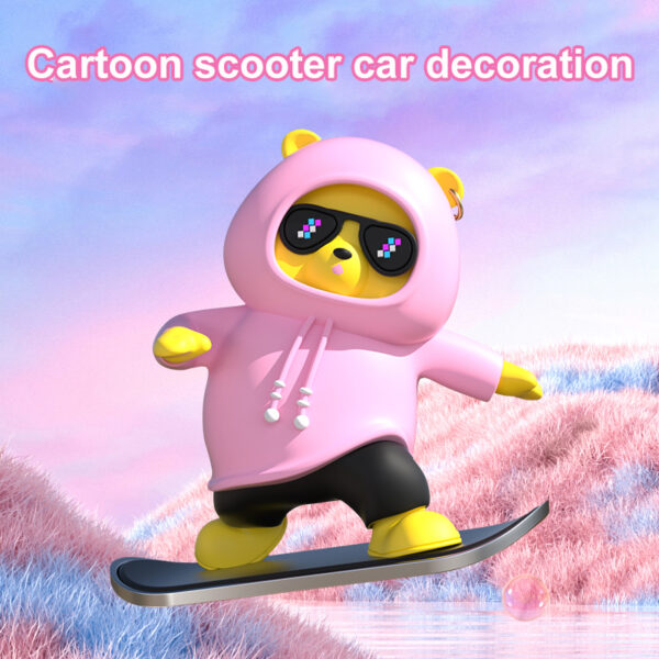 6541  Cartoon Scooter Car Decoration #JL07-LA000453-01/LA000453-02/LA000453-03 - Image 6