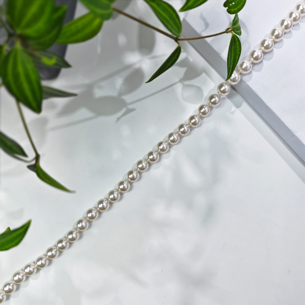 6541  Elegant Crystal Pearl Necklace with Copper Alloy Clasp - Timeless Fashion Accessory #JL01-JYJ111614-18/JYJ111614-16.9 - Image 5