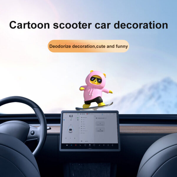 6541  Cartoon Scooter Car Decoration #JL07-LA000453-01/LA000453-02/LA000453-03 - Image 7
