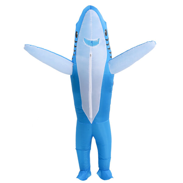 6541  Shark Costume for Kids, Super Cute Inflatable Costume, Funny Halloween Costumes for Party, Event, Gift #JL07-FZ1758AS - Image 2