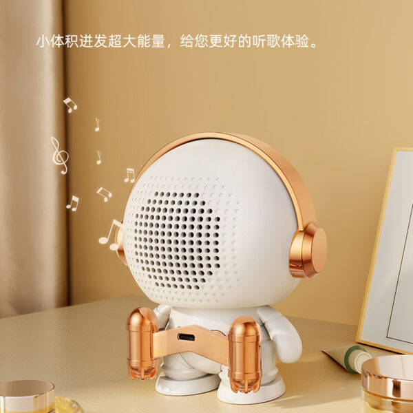 6541  Astronaut Bluetooth Small Speaker - Space Musicians Sing for You #JL07-LA000460 - Image 5
