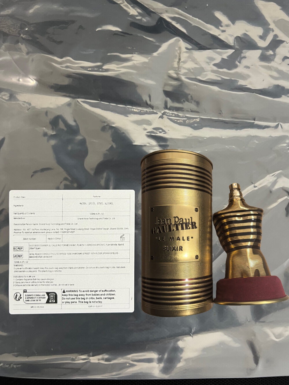 6541  Le Male Elixir by Jean Paul Gaultier Men's 4.2 oz eau de Toilette spray #JL01-WOOD - Image 19