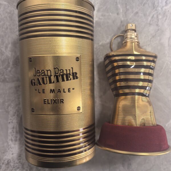 6541  Le Male Elixir by Jean Paul Gaultier Men's 4.2 oz eau de Toilette spray #JL01-WOOD - Image 6