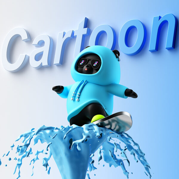 6541  Cartoon Scooter Car Decoration #JL07-LA000453-01/LA000453-02/LA000453-03