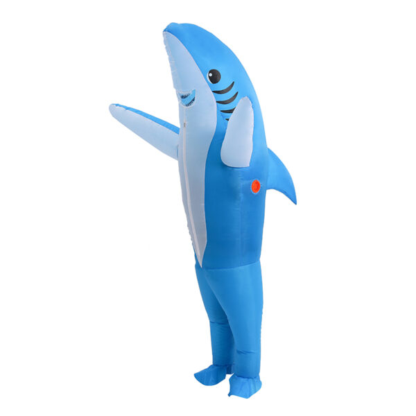 6541  Shark Costume for Kids, Super Cute Inflatable Costume, Funny Halloween Costumes for Party, Event, Gift #JL07-FZ1758AS - Image 3
