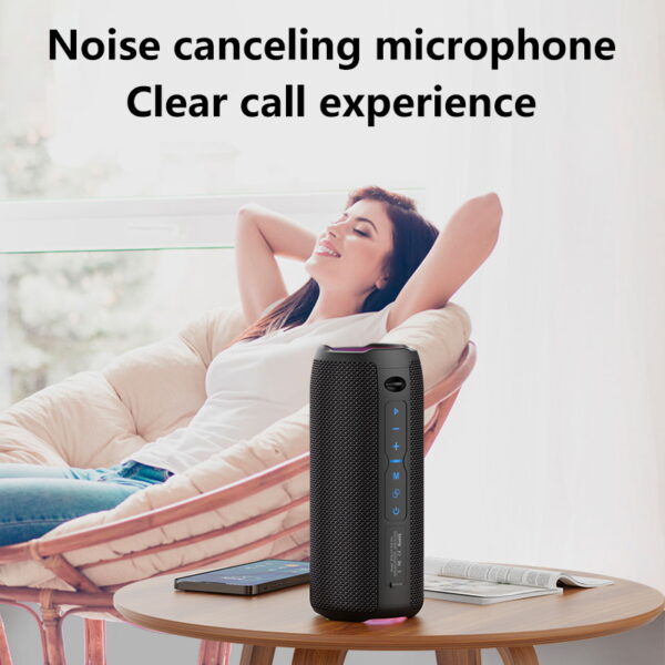 ZEALOT S49pro 20W Wireless Speakers, Outdoor Portable Waterproof IPX 5 Subwoofer Speaker,Dual Pairing.  Fast Charging 3000MAh Battery,16 Hours Playtime Loud Stereo, Booming Bass,Charging Cable - Image 9
