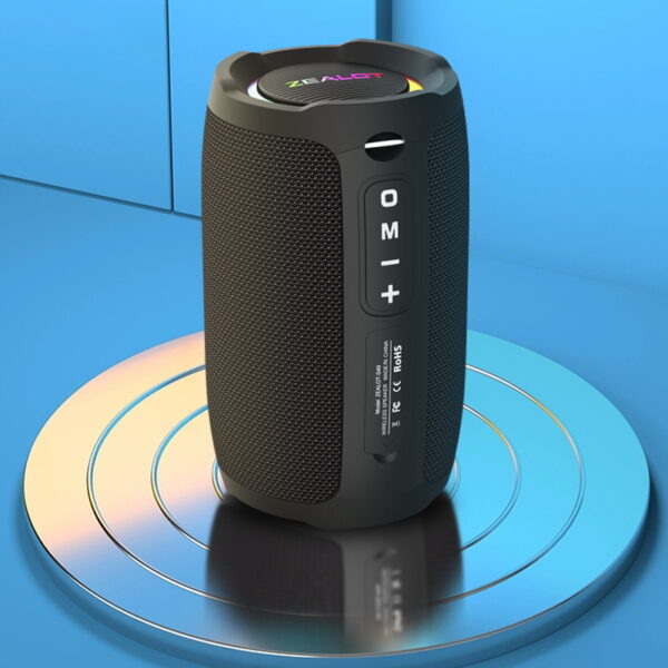 ZEALOT S49 10W Wireless Speakers, Outdoor Portable Subwoofer Speaker, Wireless Speaker, Dual Pairing,3600mAh Battery, 12 Hours Playtime Loud Stereo #JL07-ZEALOT S49 HEI - Image 11