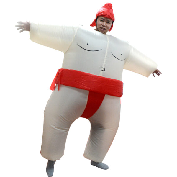 6541  Sumo Inflatable Costume for Boys Wrestler Blow up Jumpsuit Fancy Dress Wrestling Suit for Party Halloween Christmas Cosplay #JL07-FZ1519D/FZ1519/FZ1519C - Image 8