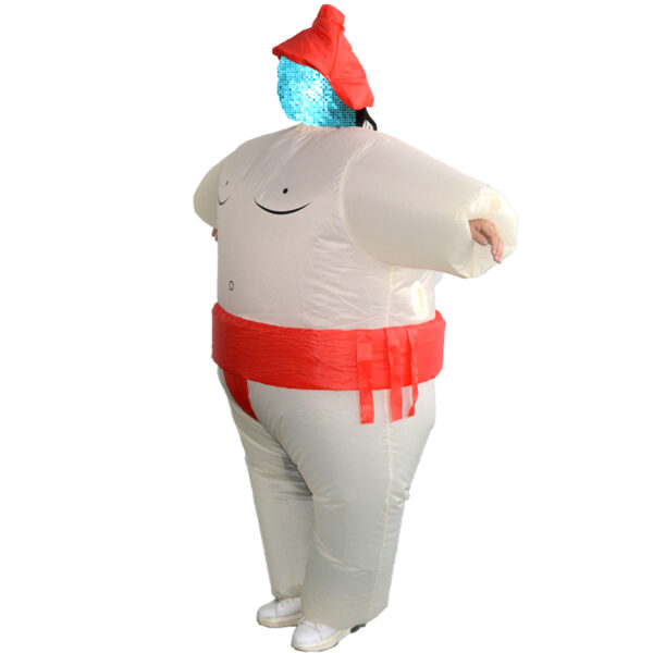 6541  Sumo Inflatable Costume for Boys Wrestler Blow up Jumpsuit Fancy Dress Wrestling Suit for Party Halloween Christmas Cosplay #JL07-FZ1519D/FZ1519/FZ1519C - Image 10
