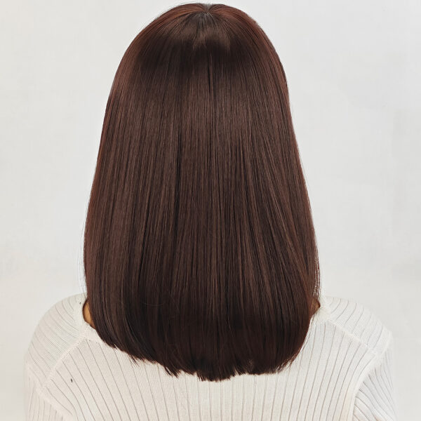 6541  12 Inch Short Bob Wigs，Glueless Wigs，Synthetic Hair Heat Resistant Hair Wigs，Multiple color options available #JL01-SUE-1-1B/SUE-1-6H/SUE-1-613/SUE-1-ROSEGOLD - Image 13