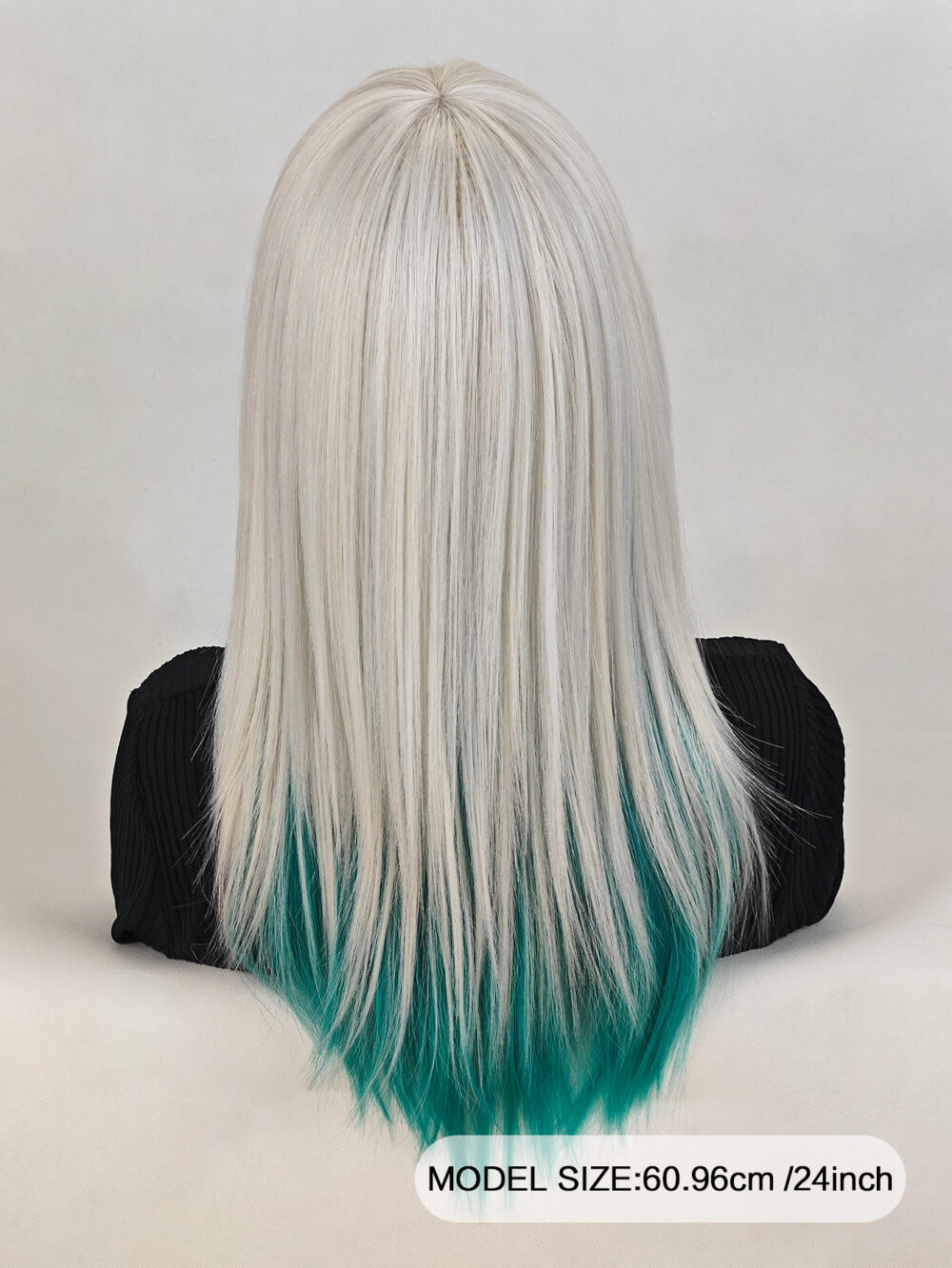 6541  Long Wigs for Women, Wigs with Bangs Layered Shoulder Length Synthetic Wig(24 inch) #JL01-SUE-2-1B/SUE-2-6/SUE-2-SLV/TEAL - Image 13