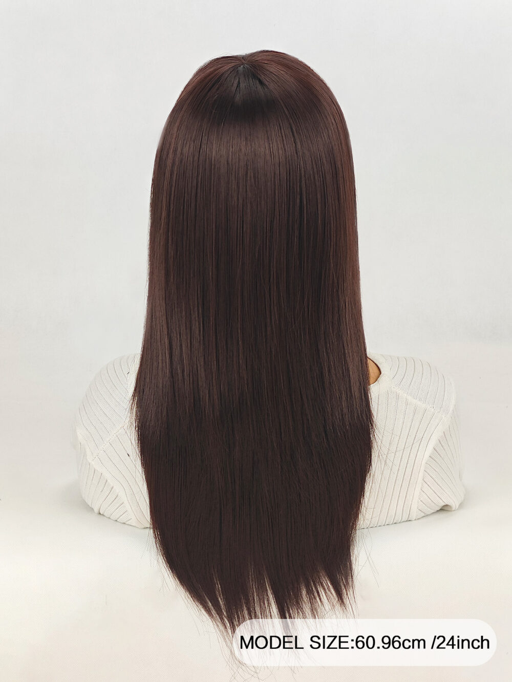 6541  Long Wigs for Women, Wigs with Bangs Layered Shoulder Length Synthetic Wig(24 inch) #JL01-SUE-2-1B/SUE-2-6/SUE-2-SLV/TEAL - Image 10