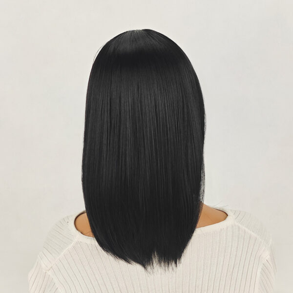 6541  Shoulder-Length Layered Wigs With  -14 Inch-Wavy Wigs, Heat Resistant Synthetic Hair Replacement Wigs #SUE-6-1B/SUE-6-6H - Image 8