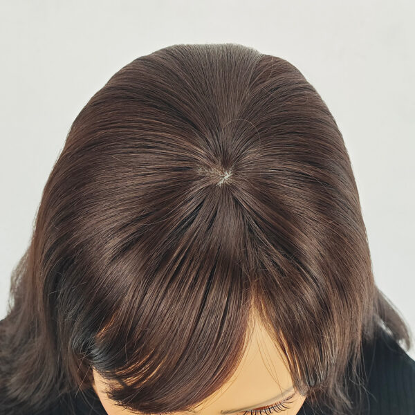 6541  Shoulder-Length Layered Wigs With  -14 Inch-Wavy Wigs, Heat Resistant Synthetic Hair Replacement Wigs #SUE-6-1B/SUE-6-6H - Image 12