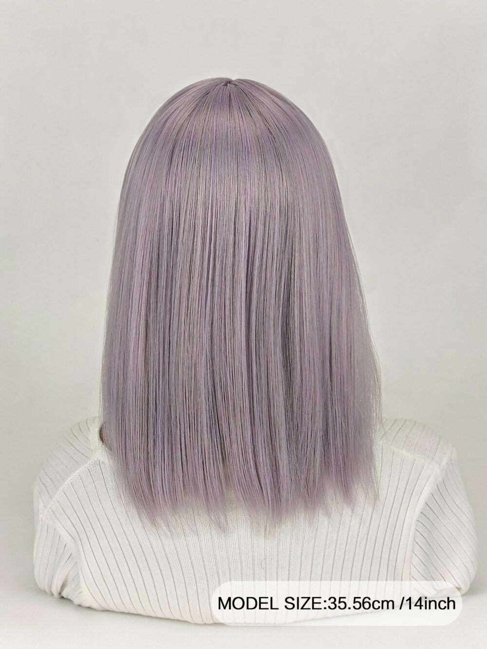 6541  Medium-length straight hair fully machined bangs wig，14 inches natural heat-resistant fiber high temperature silk wig，dyeable and permable bangs synthetic wig #JL01-SUE-16-1B/SUE-16-6H/SUE-16-SLV/PURPLE - Image 12