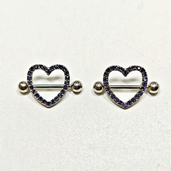6541  9 pairs of purple nipple rings for everyday wear and special occasions to enhance your image #JL01-BEGS11 - Image 6