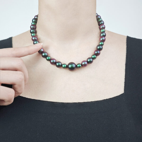 6541  Exquisite Luster Crystal Pearl Necklace #JL01-JYJ111630-18/JYJ111630-16.5 - Image 9