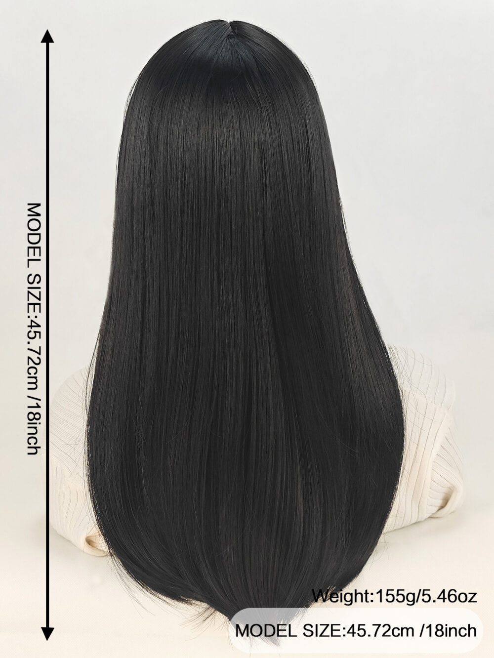 6541  18inch Wig，With Bangs Long Wavy Curly，Lace Scalp Wig #JL01-SUE-13-1B/SUE-13-6H - Image 3