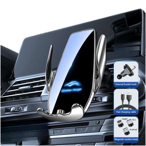 6541  Smart Sensor Wireless Charger - Car phone mount and fast charging solution #JL07-LA000456-01 - Image 9
