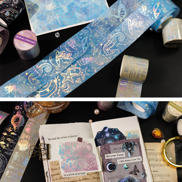 All Things Letter series PET tape - with back glue #JL01-JH-WWLX-X/JH-WWLX-L/JH-WWLX-H/JH-WWLX-S - Image 8