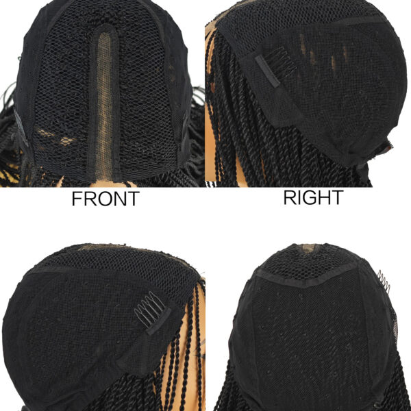 6541  Braid Wig - 28 Inches Synthetic Hand Braided Wig #JL01-539-1/539-1B/539-27/539-613/539-99J - Image 7