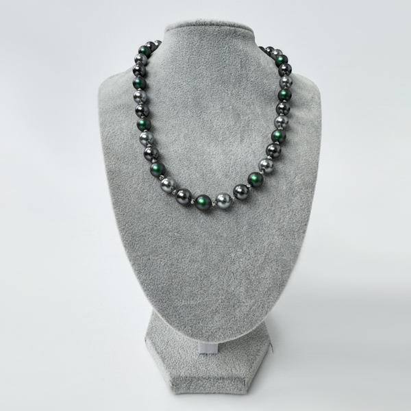 6541  Exquisite Luster Crystal Pearl Necklace #JL01-JYJ111619-17.7/JYJ111619-16.7 - Image 7