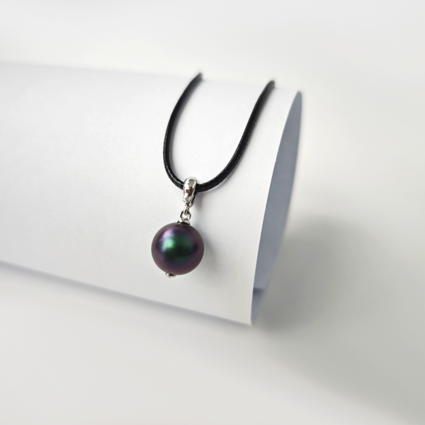 6541  Crystal Pearl Necklace #JL01-JYJ111626GR - Image 9