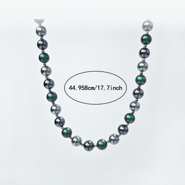 6541  Exquisite Luster Crystal Pearl Necklace #JL01-JYJ111619-17.7/JYJ111619-16.7 - Image 3