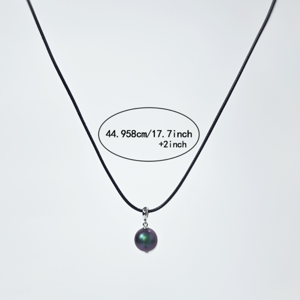 6541  Crystal Pearl Necklace #JL01-JYJ111626GR - Image 2