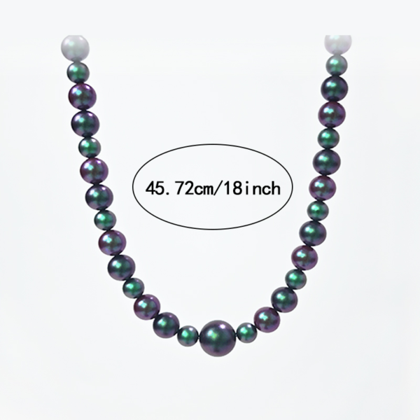 6541  Exquisite Luster Crystal Pearl Necklace #JL01-JYJ111630-18/JYJ111630-16.5 - Image 2