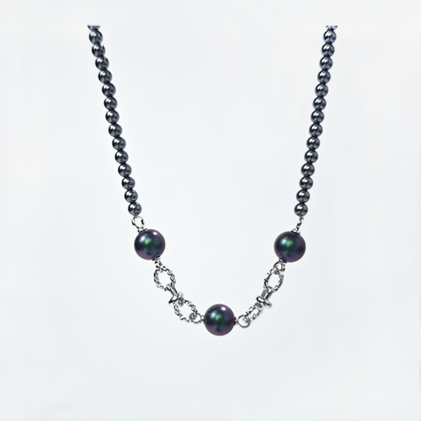 6541  Exquisite Luster Crystal Pearl Necklace #JL01-JYJ111629 - Image 11