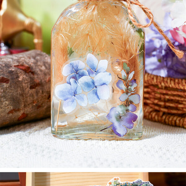 Flower Festival in Small Town Series Stickers with Adhesive Backing #JL01-JH-XCHS-L/JH-XCHS-Y/JH-XCHS-J/JH-XCHS-H - Image 7