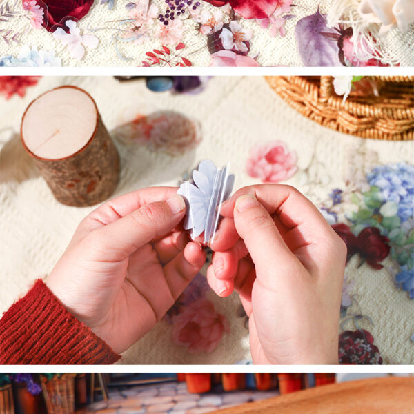 Flower Festival in Small Town Series Stickers with Adhesive Backing #JL01-JH-XCHS-L/JH-XCHS-Y/JH-XCHS-J/JH-XCHS-H - Image 10