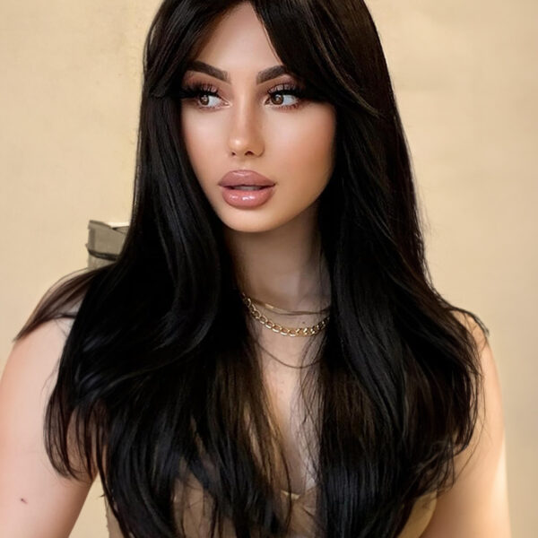 6541  18inch Wig，With Bangs Long Wavy Curly，Lace Scalp Wig #JL01-SUE-13-1B/SUE-13-6H - Image 2